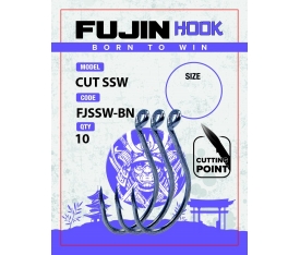 Fujin Cut SSW Kaynaklı Octopus İğnesi FJCSSW-BN 8-0 no