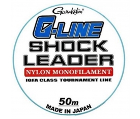 GAMAKATSU G-LINE SHOCK LEADER 50m 100lbs 0.87mm